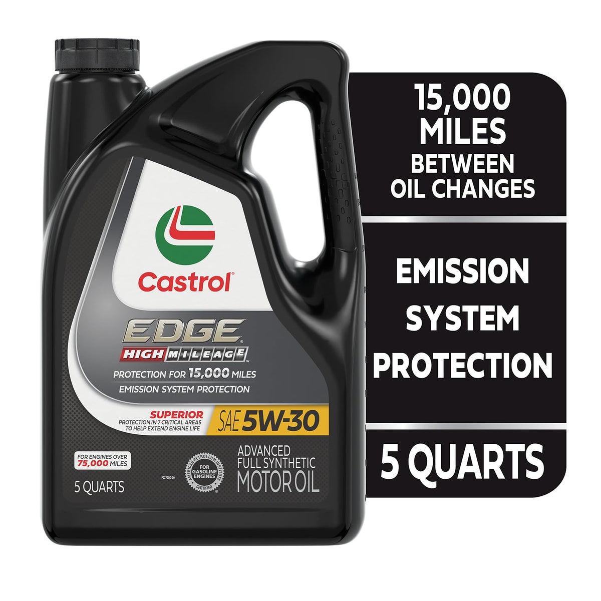 5W-30 Full Synthetic Motor Oil, 5 Quarts E85266