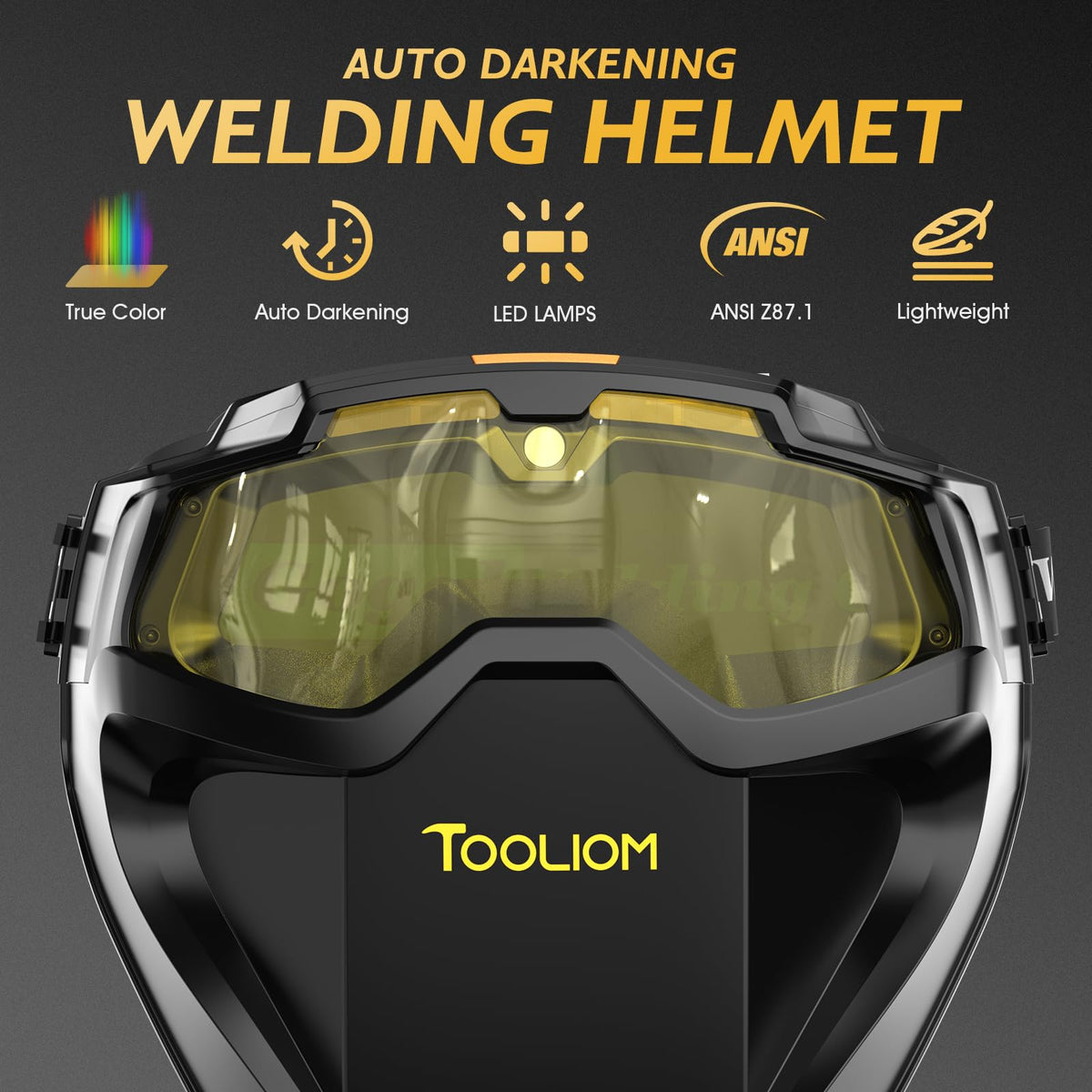 Auto-Darkening Welding Goggles with LED Light A45745