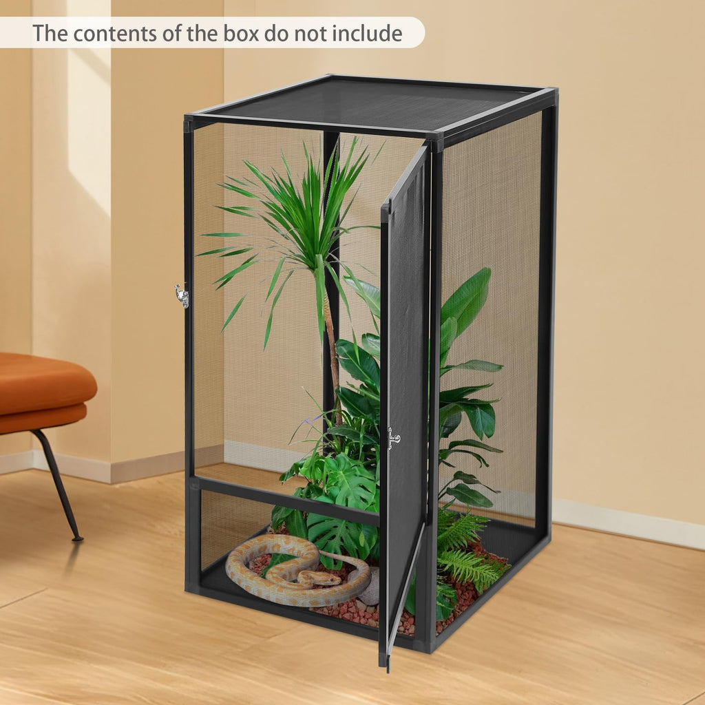Reptile Mesh Cage Screen Terrarium Enclosure S5516