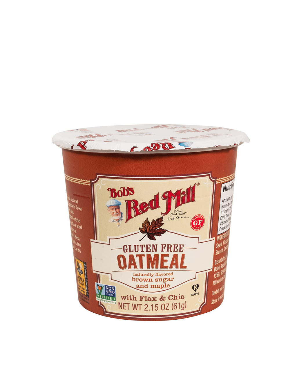 Maple & Brown Sugar Oatmeal Cup, 2.15 Ounce (Pack of 12) S403072