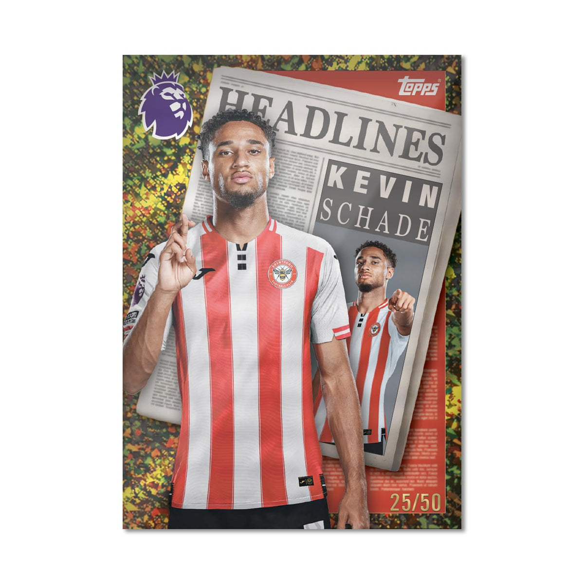 Premier League 2025-26 40 Cards Plus 3 Random Classic LE Cards V839
