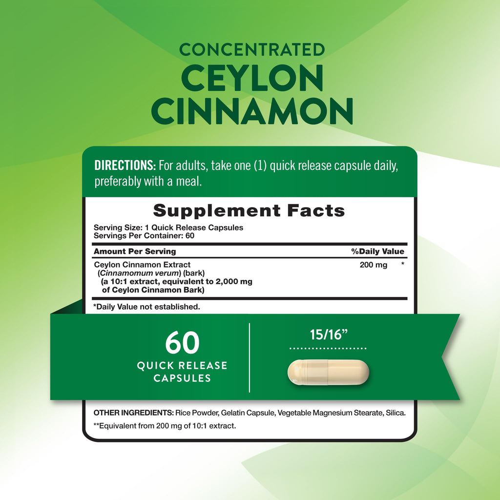 Ceylon Cinnamon Capsules D611301