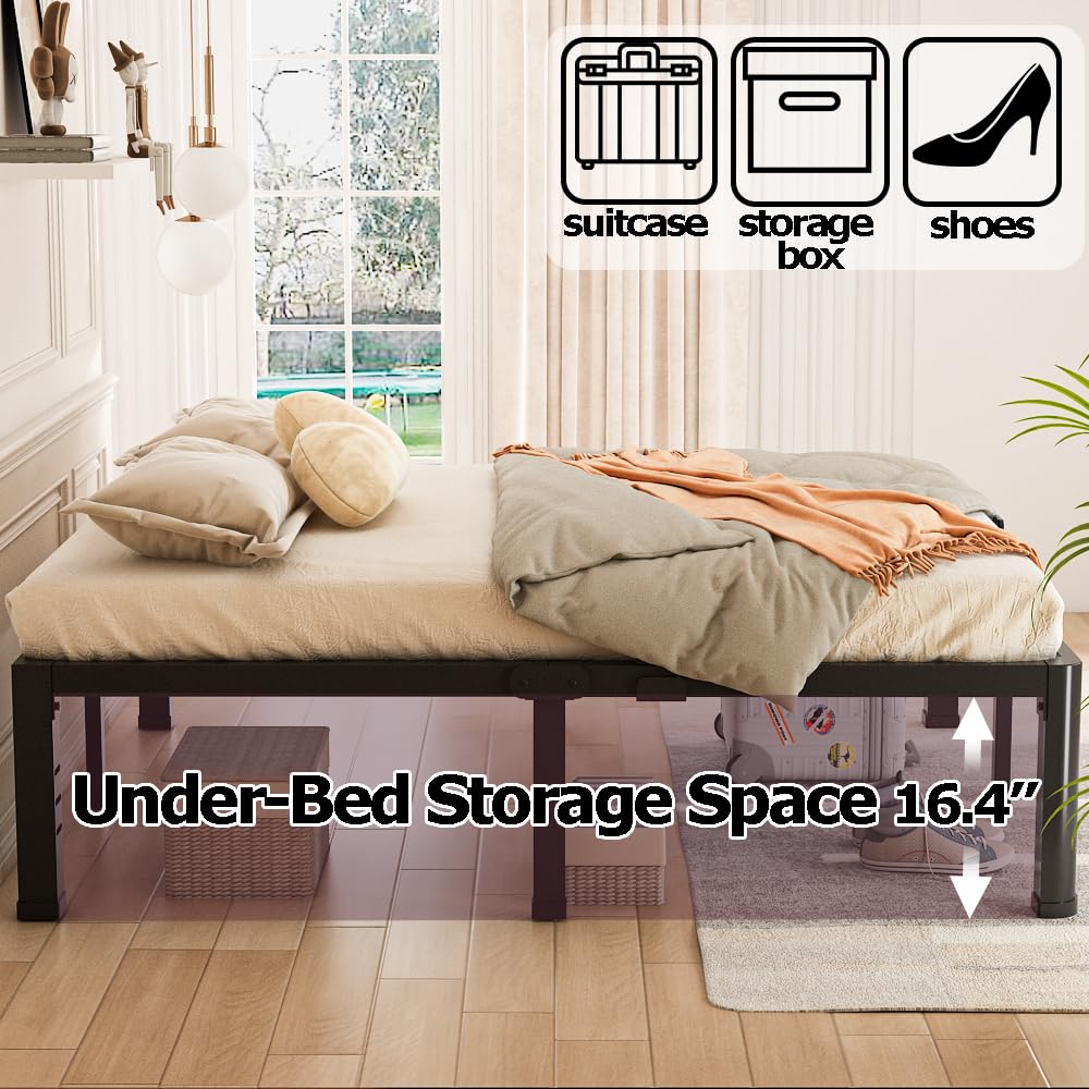 18 inch Queen Metal Platform Bed Frame R675