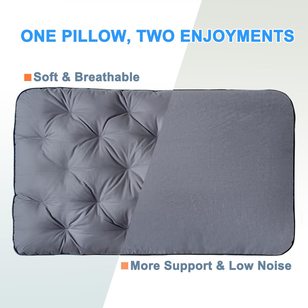 King Size Set of 2 Cotton Bed Pillow D7466