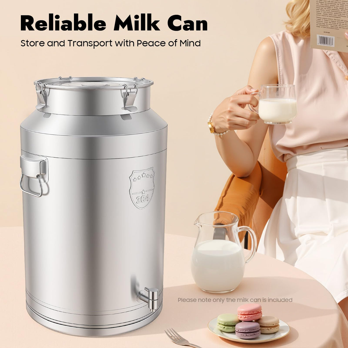 304 Stainless Steel 76L Sealed Bucket with Faucet S611