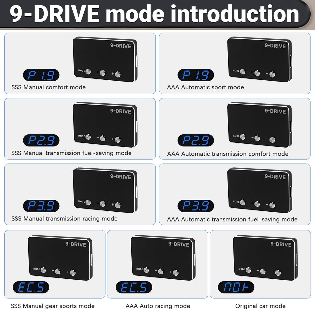 9 Drive Mode Throttle Response Controller U622
