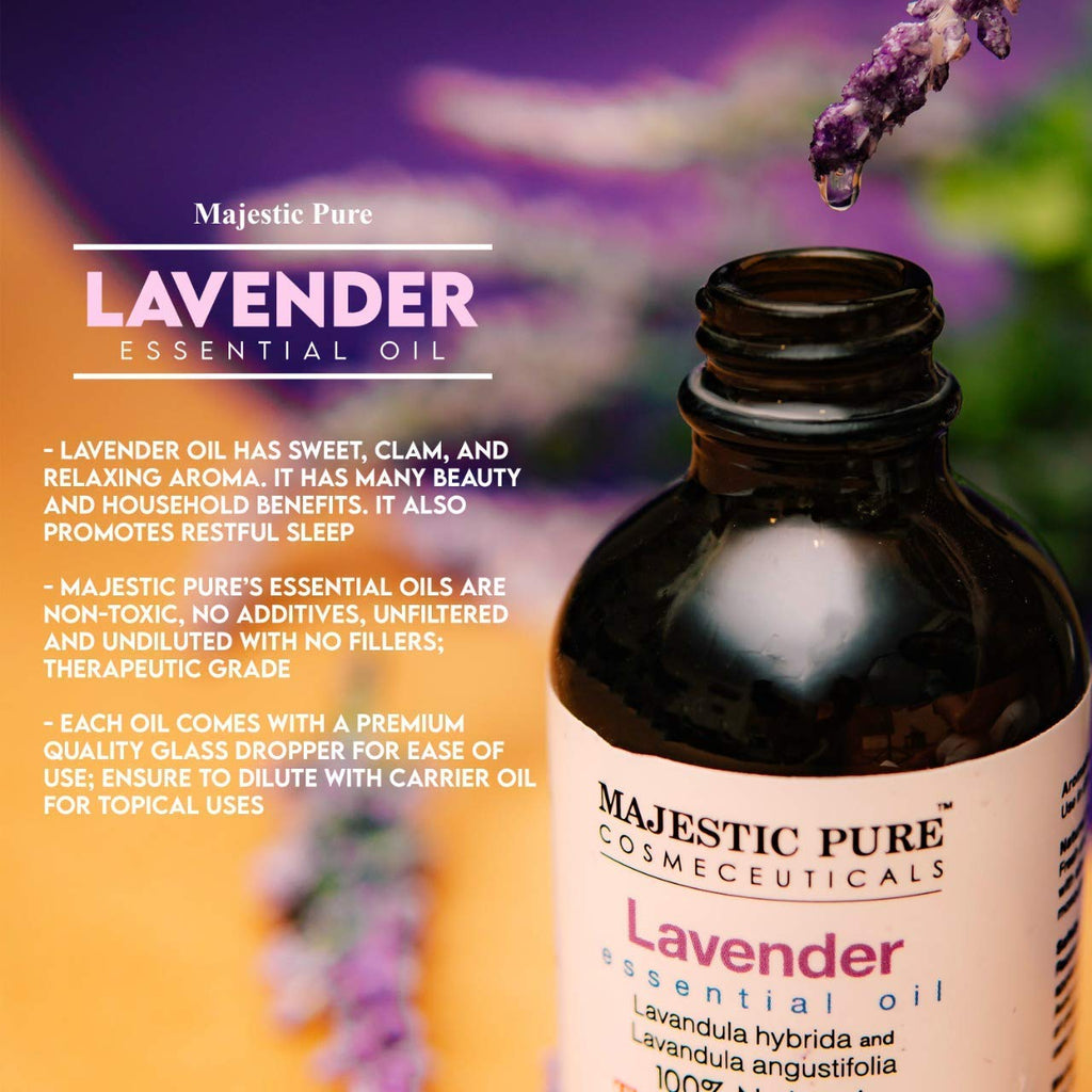 Lavender and Eucalyptus Essential Oil 3 Bottle Bundle 4 fl oz Each J158