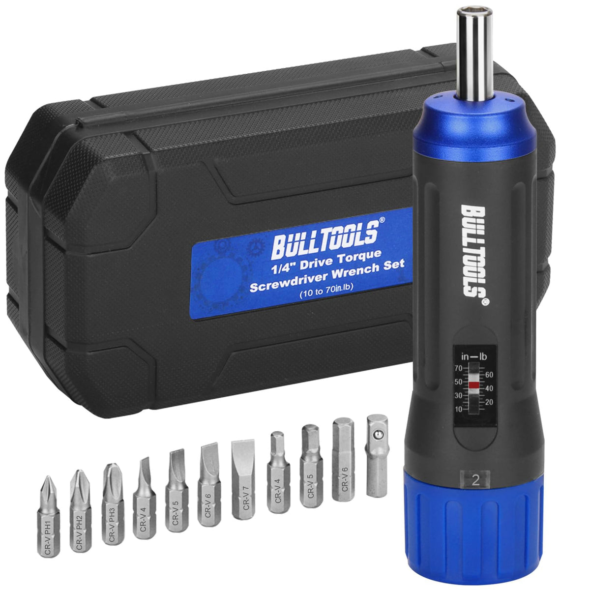 Torque Screwdriver Wrench Set, 10 to 70 Inch Pounds Y697