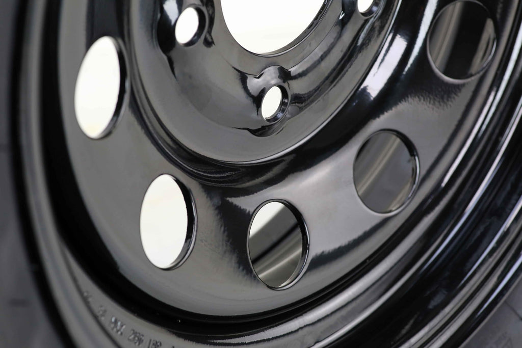 ST205/75R15 8-Ply Trailer Tire Wheel Black Mod Rim Pk2 K313