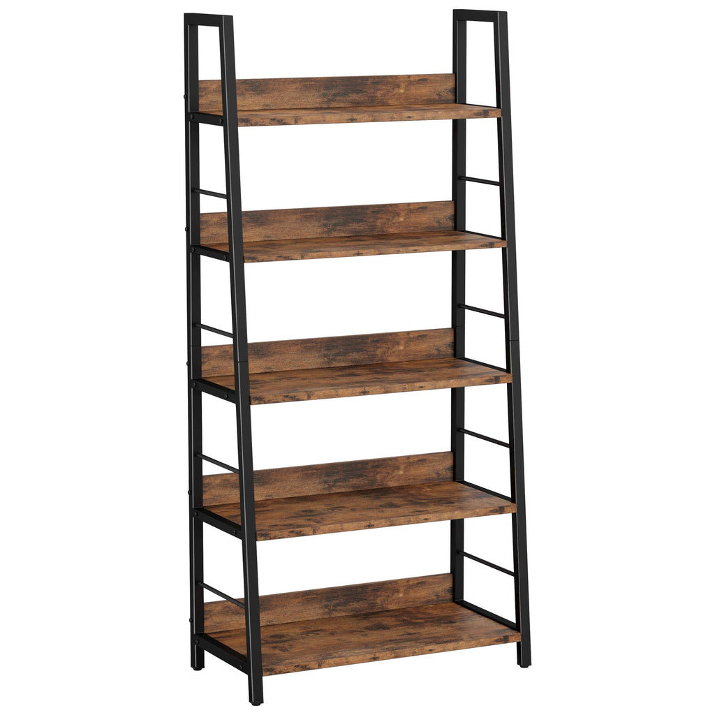5 Tier Metal Frame Ladder Bookcase D33216