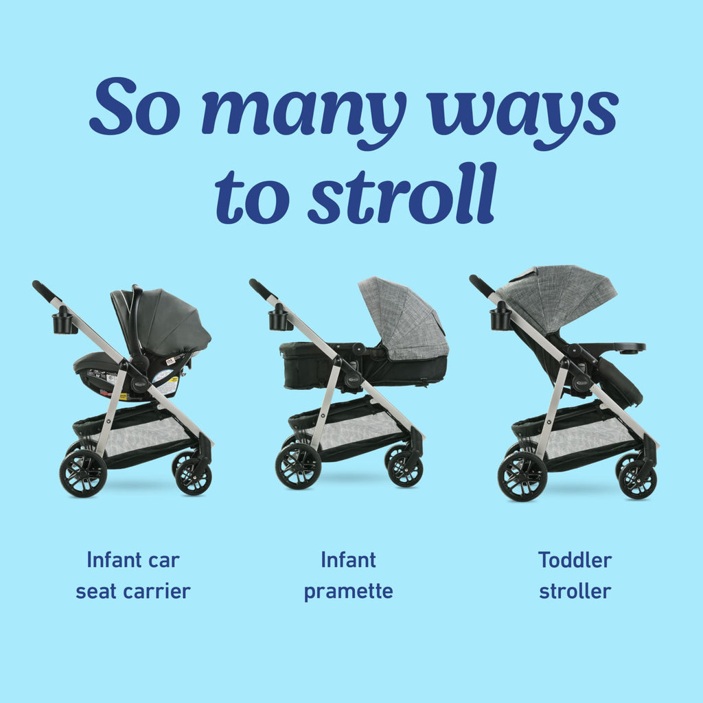 3-in-1 Travel System Stroller and Car Seat E7163