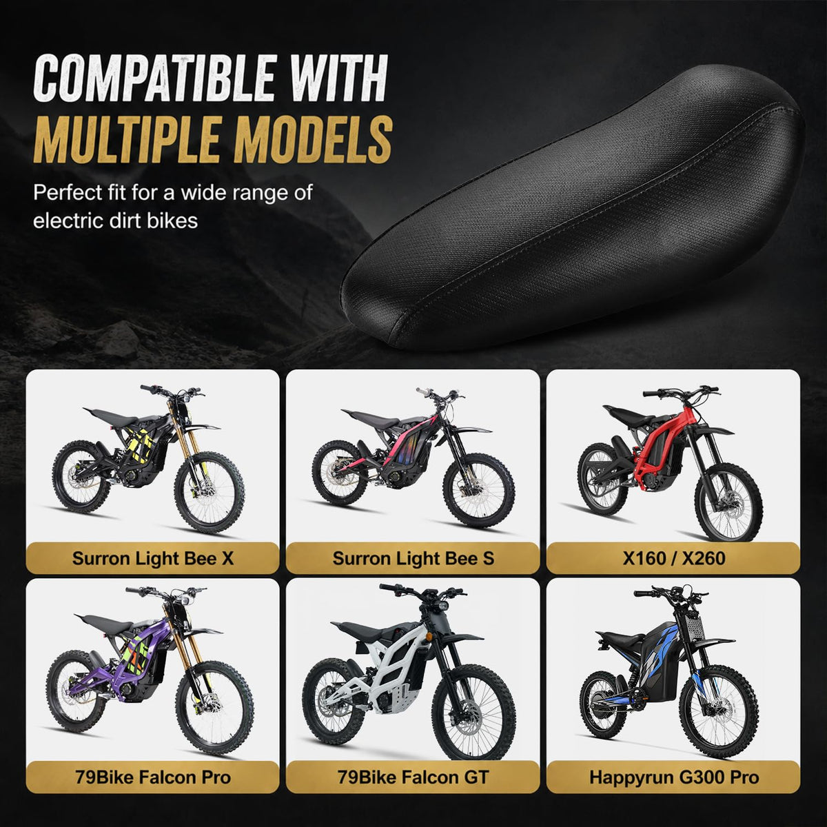 Electric Dirt Bike Seat Cushion I8941