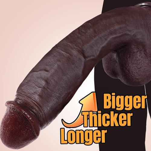 11 Inch Realistic Silicone Dildo with Suction Cup G11006