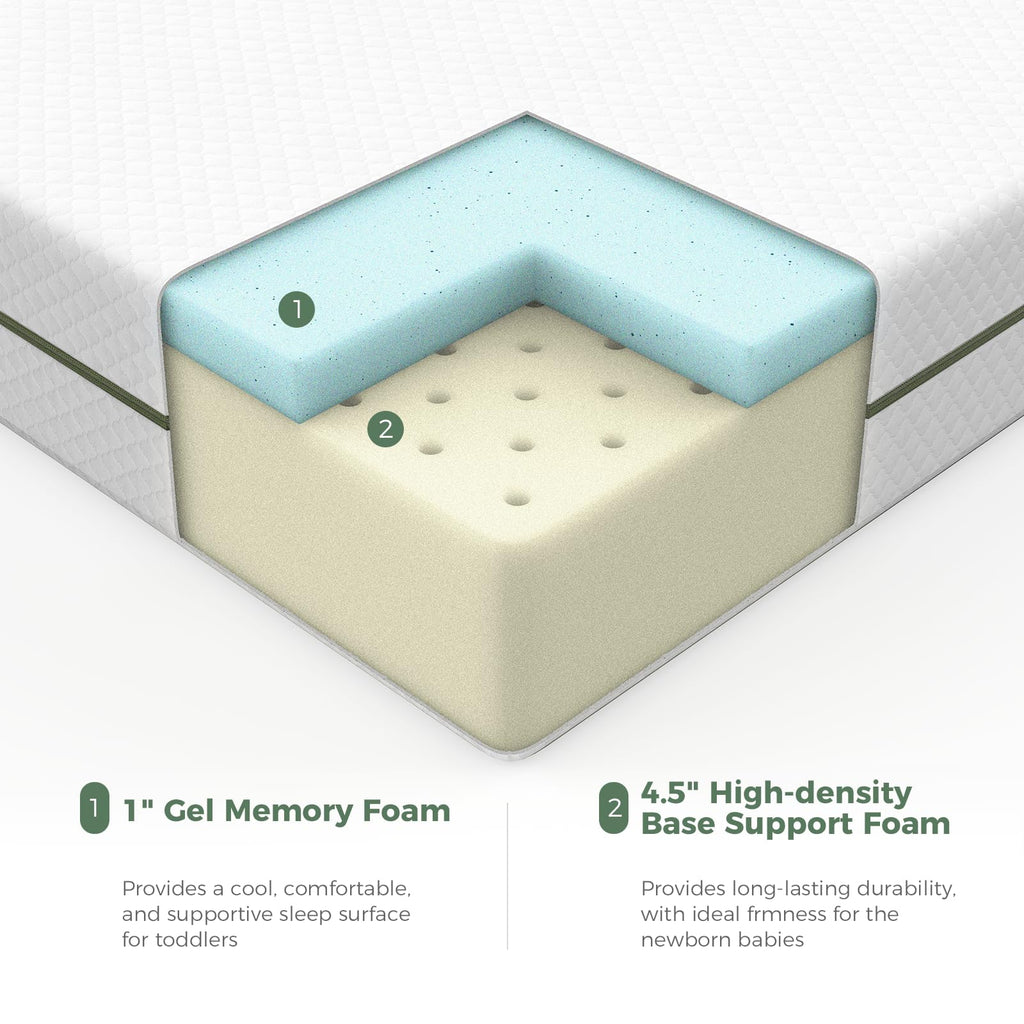 Dual-Sided Baby and Toddler Crib Mattress N339