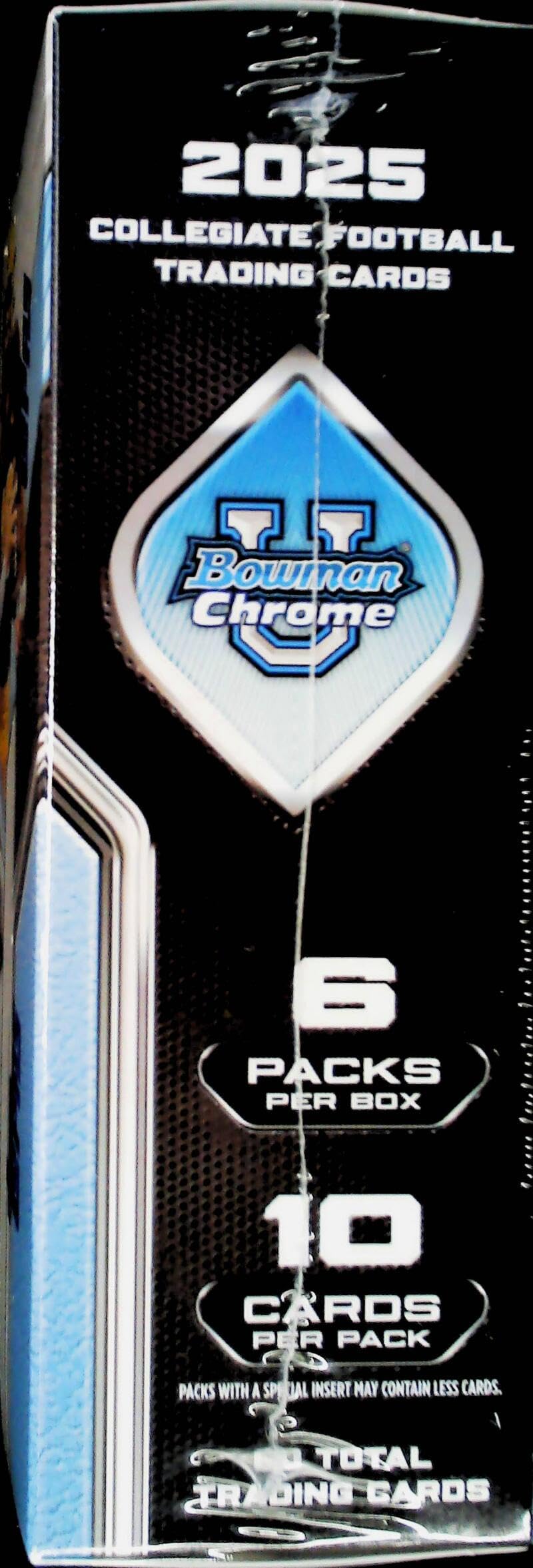 2025 Bowman Chrome University Football Mega Box 60 Cards P19029