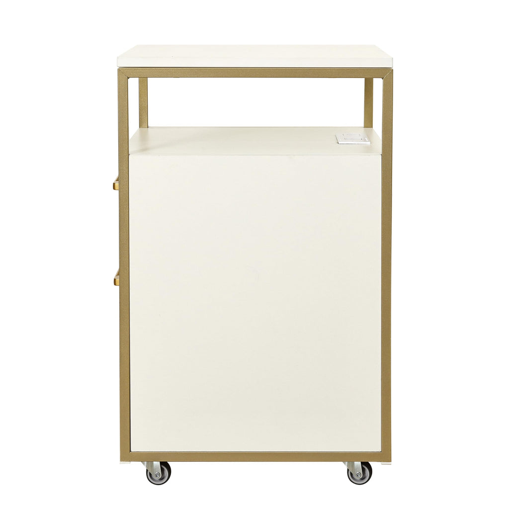 2 Drawer Rolling File Cabinet with Lock X58241