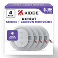 Hardwired Smoke & Carbon Monoxide Detector, 10-Year Battery Backup, 4 Pack M10995