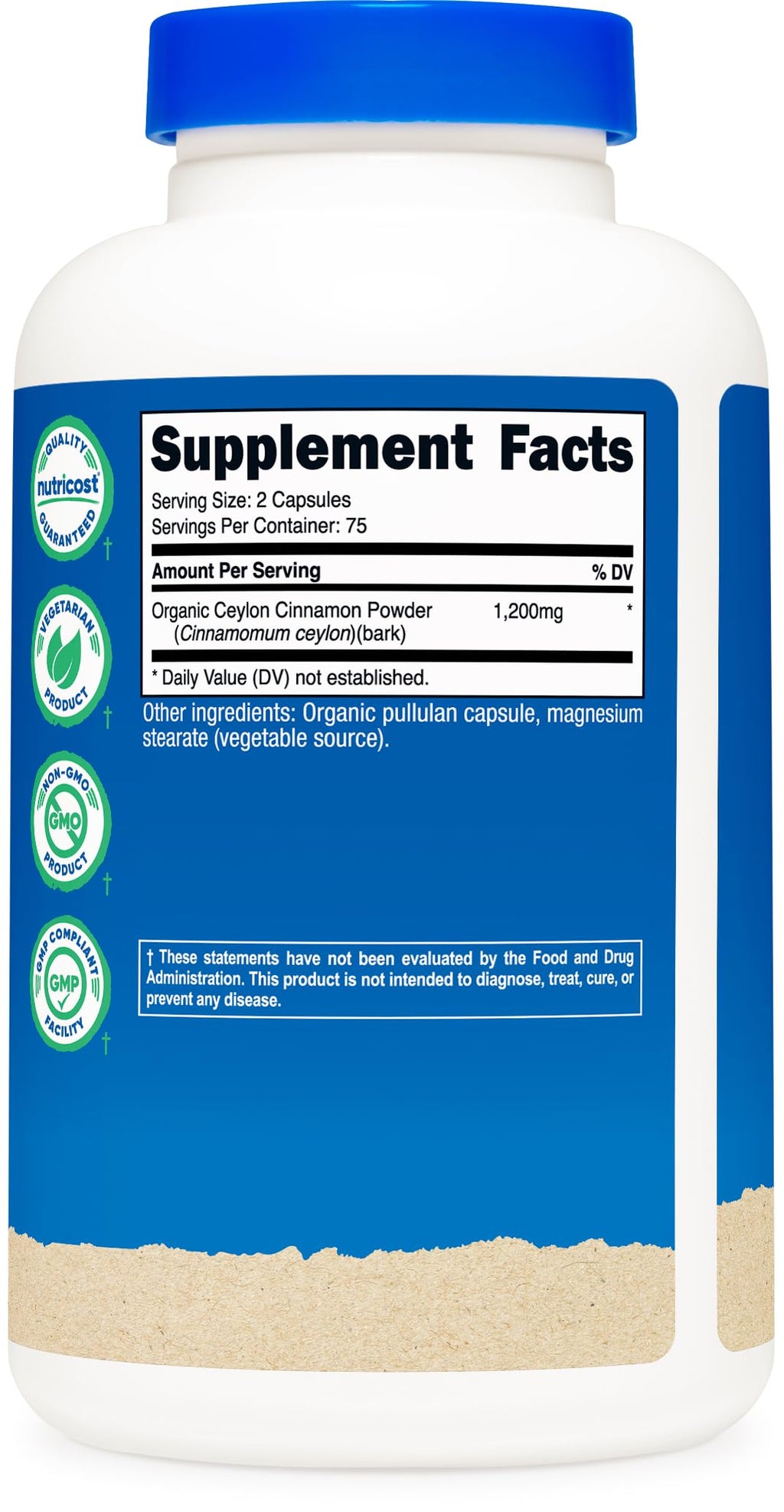 Cinnamon 1,200mg 150 Capsules Z546901