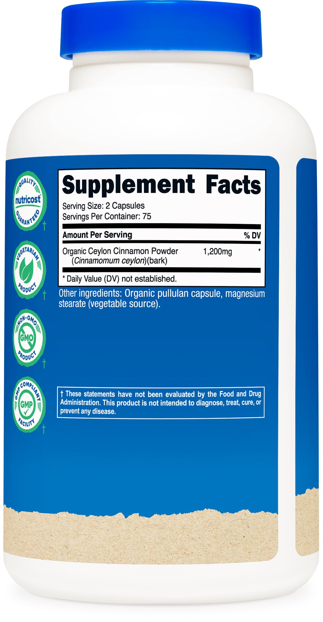 Cinnamon 1,200mg 150 Capsules Z546901