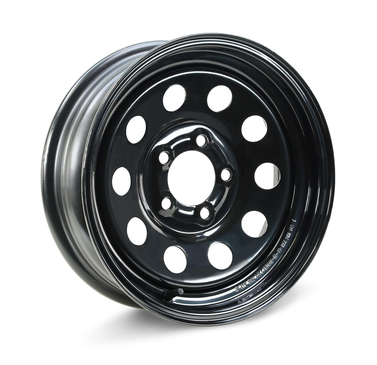 ST205/75R15 8-Ply Trailer Tire Wheel Black Mod Rim Pk2 K313
