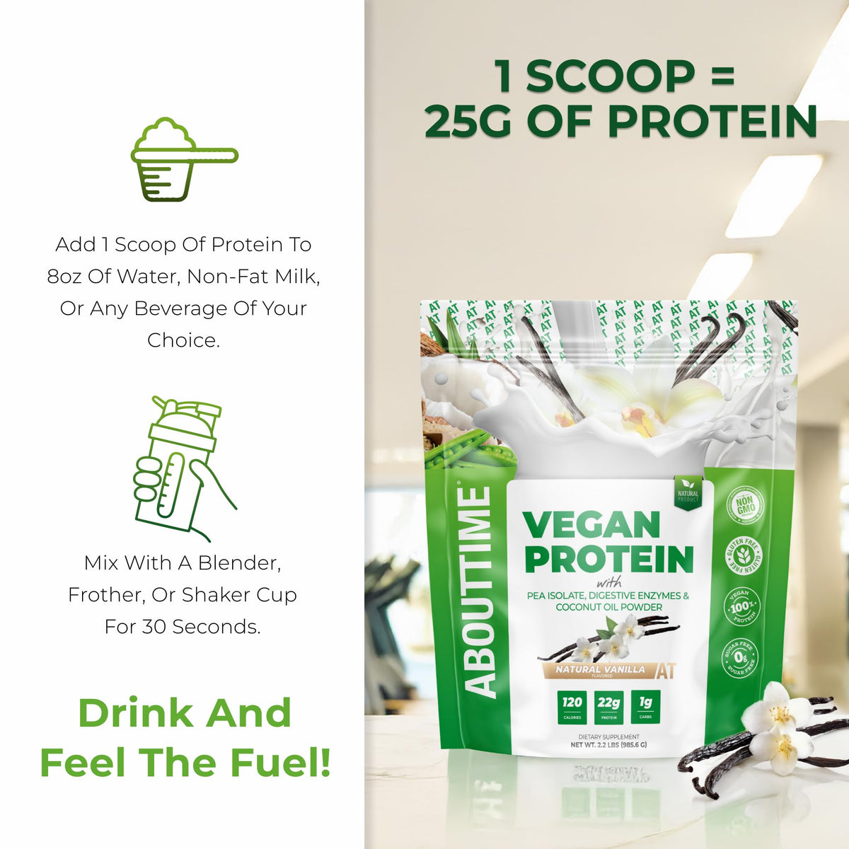 Vegan Protein Powder Vanilla Z734701