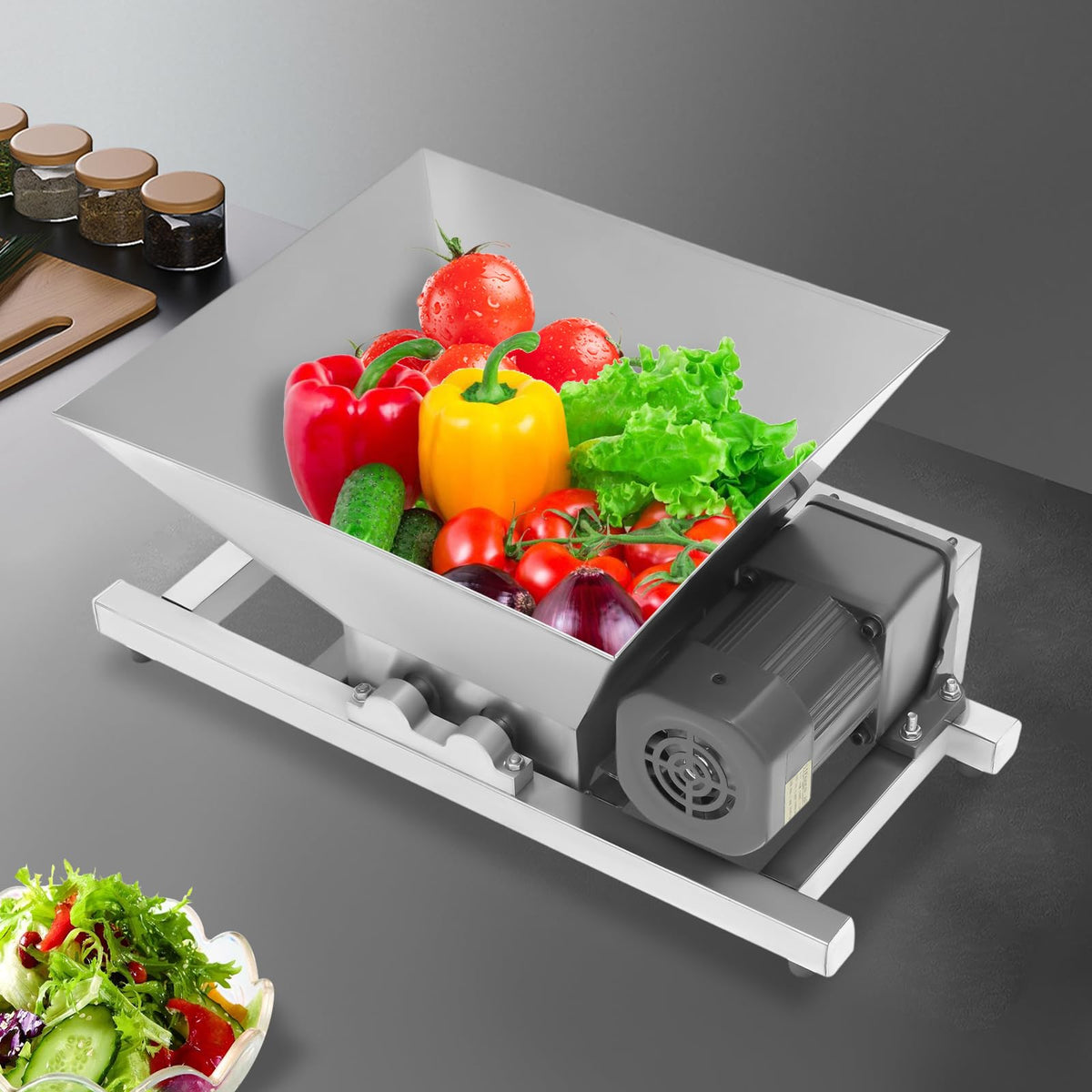 60W Stainless Steel 4L Fruit Crusher U55732