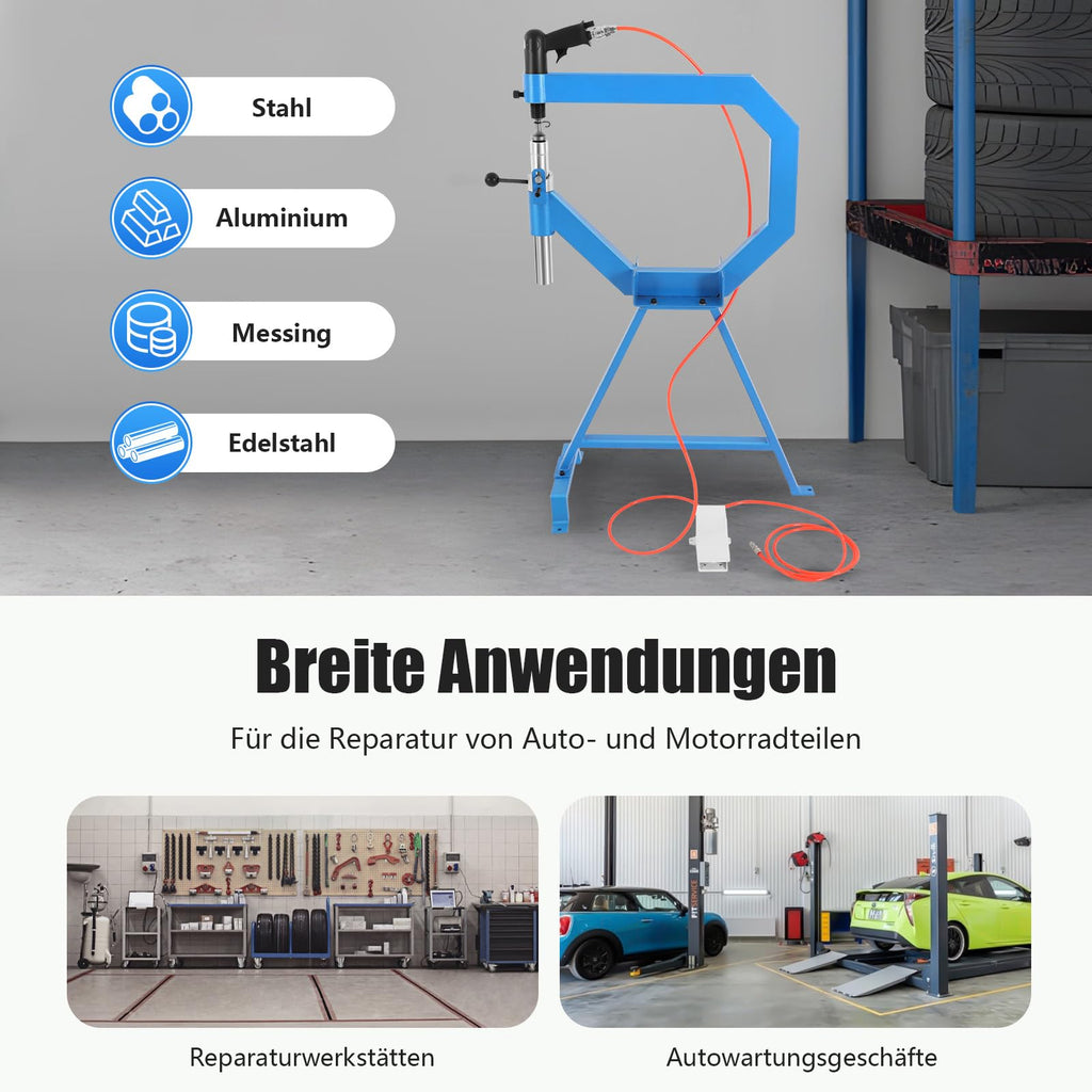 Pneumatic Planishing Hammer with Stand & Pedal U905360