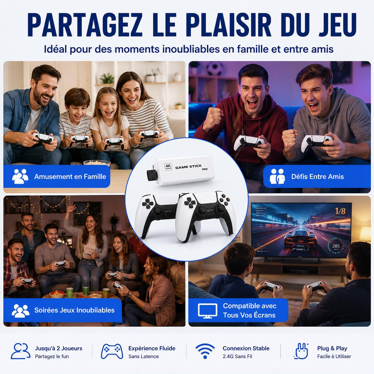 Retro Gaming Console 4K HDMI with 20,000+ Built-in Classic Video Games G650