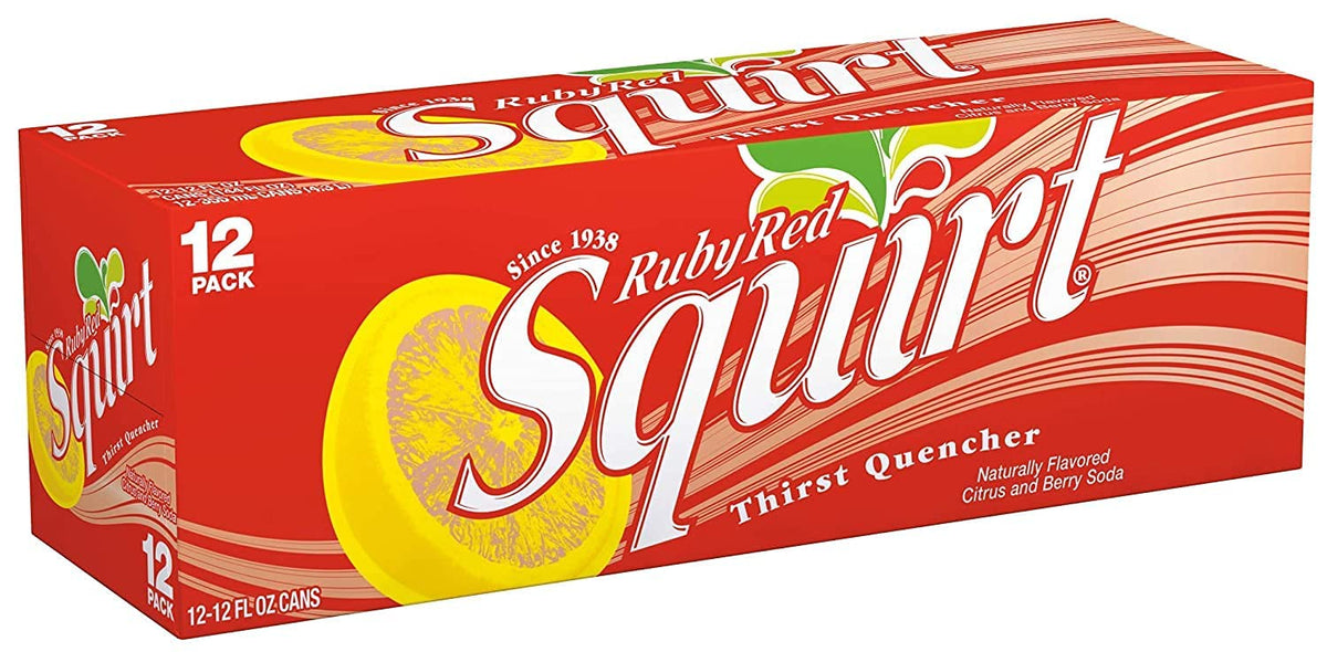 Ruby Red Grapefruit Soda Cans 36 Count S175435