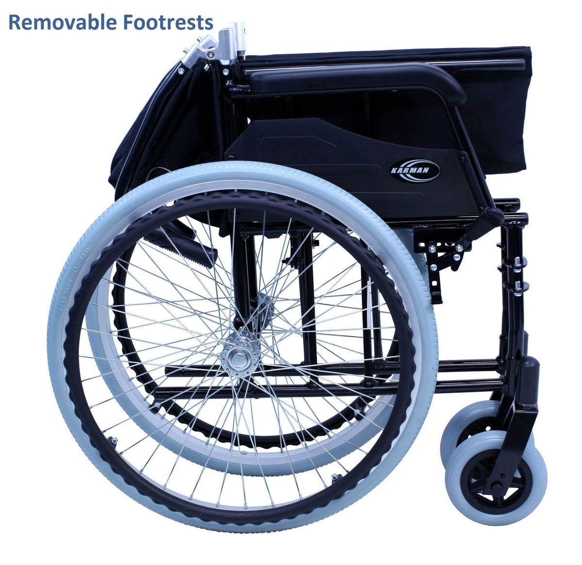 Black Ultra Lightweight Wheelchair F891