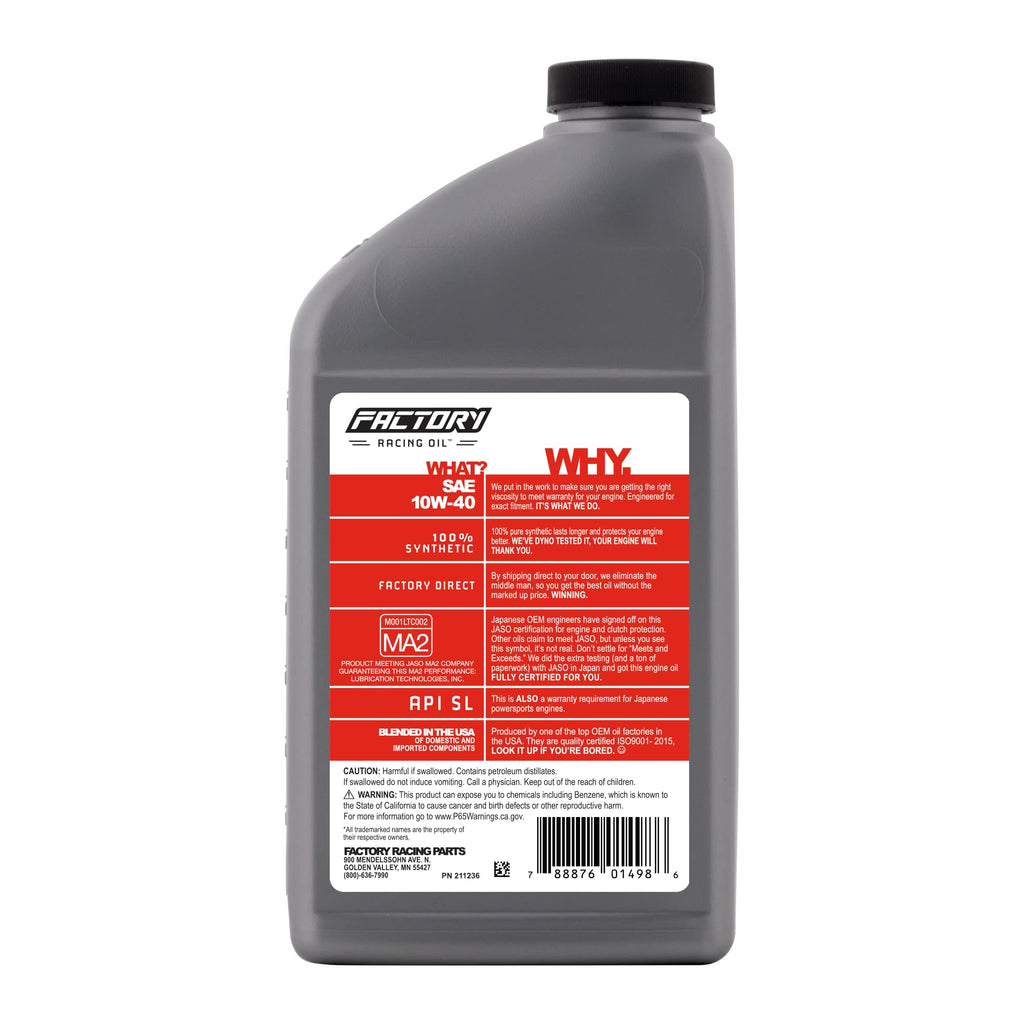 10W40 Oil Change Kit T4903