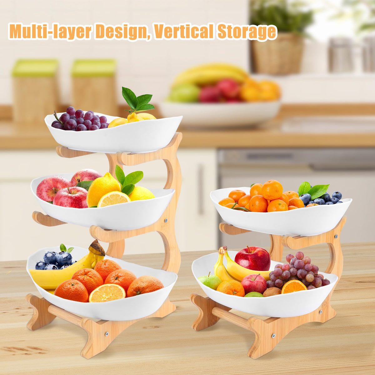 3-Tier Plastic Fruit Bowl O26770