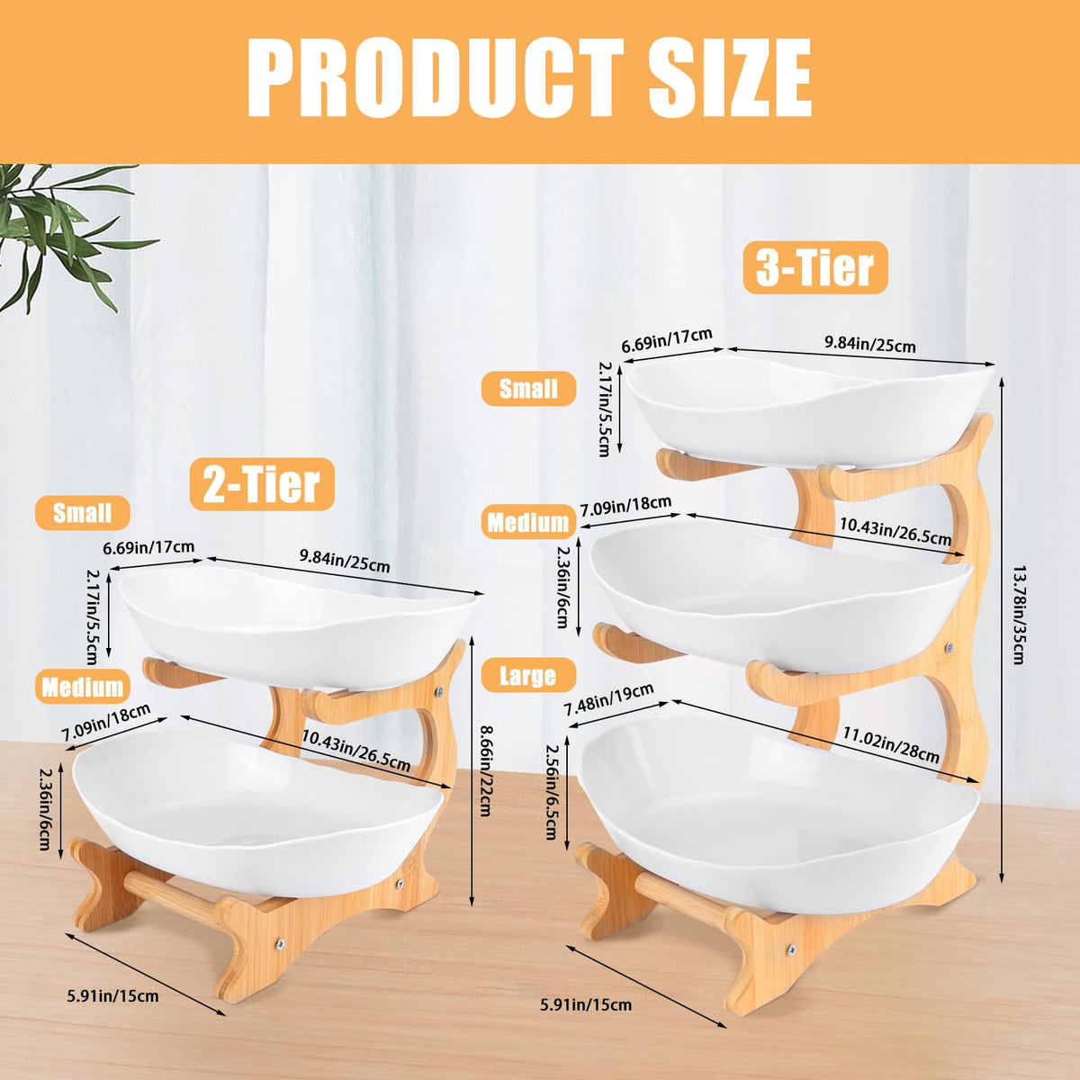 3-Tier Plastic Fruit Bowl O26770