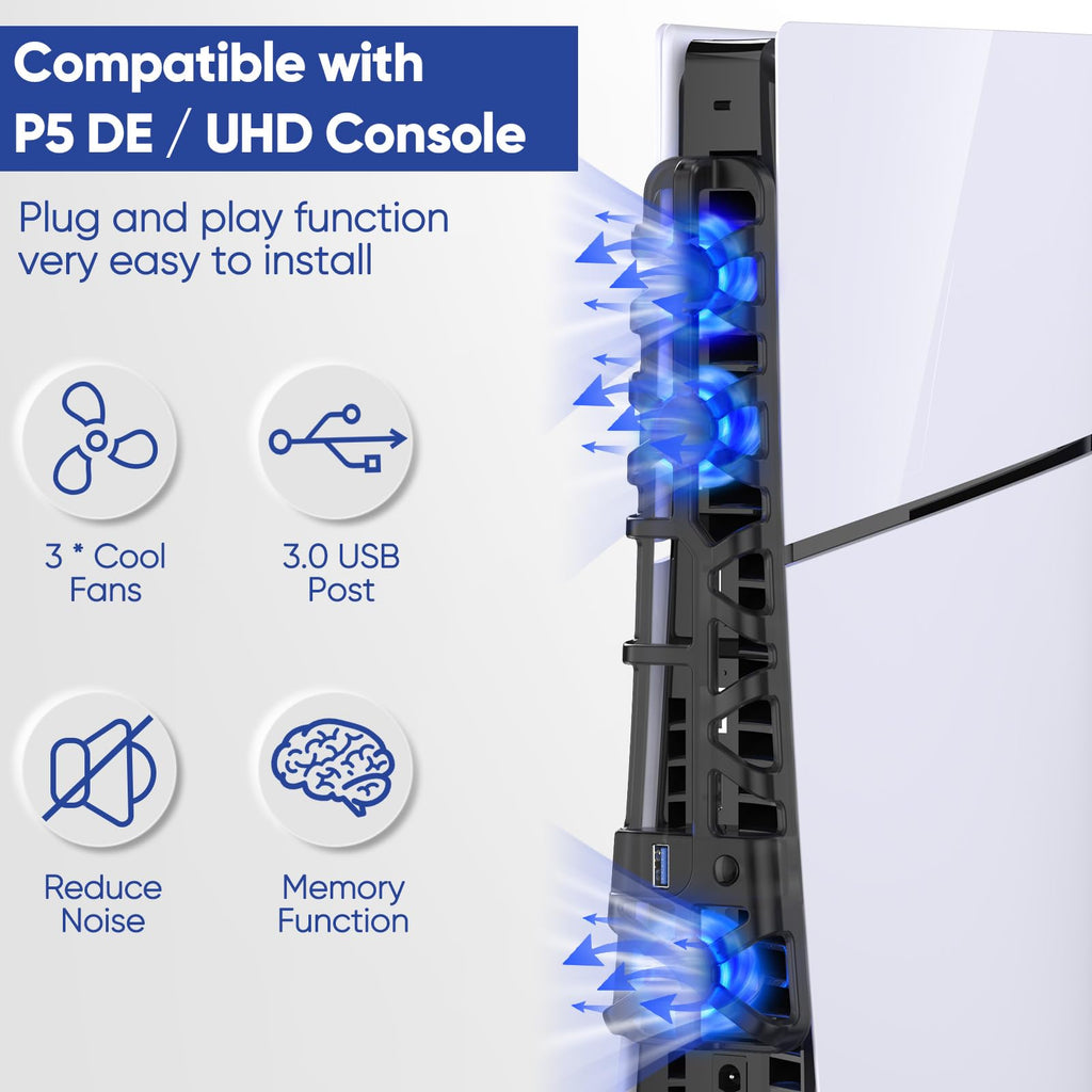 Cooling Fan with LED Light F6309