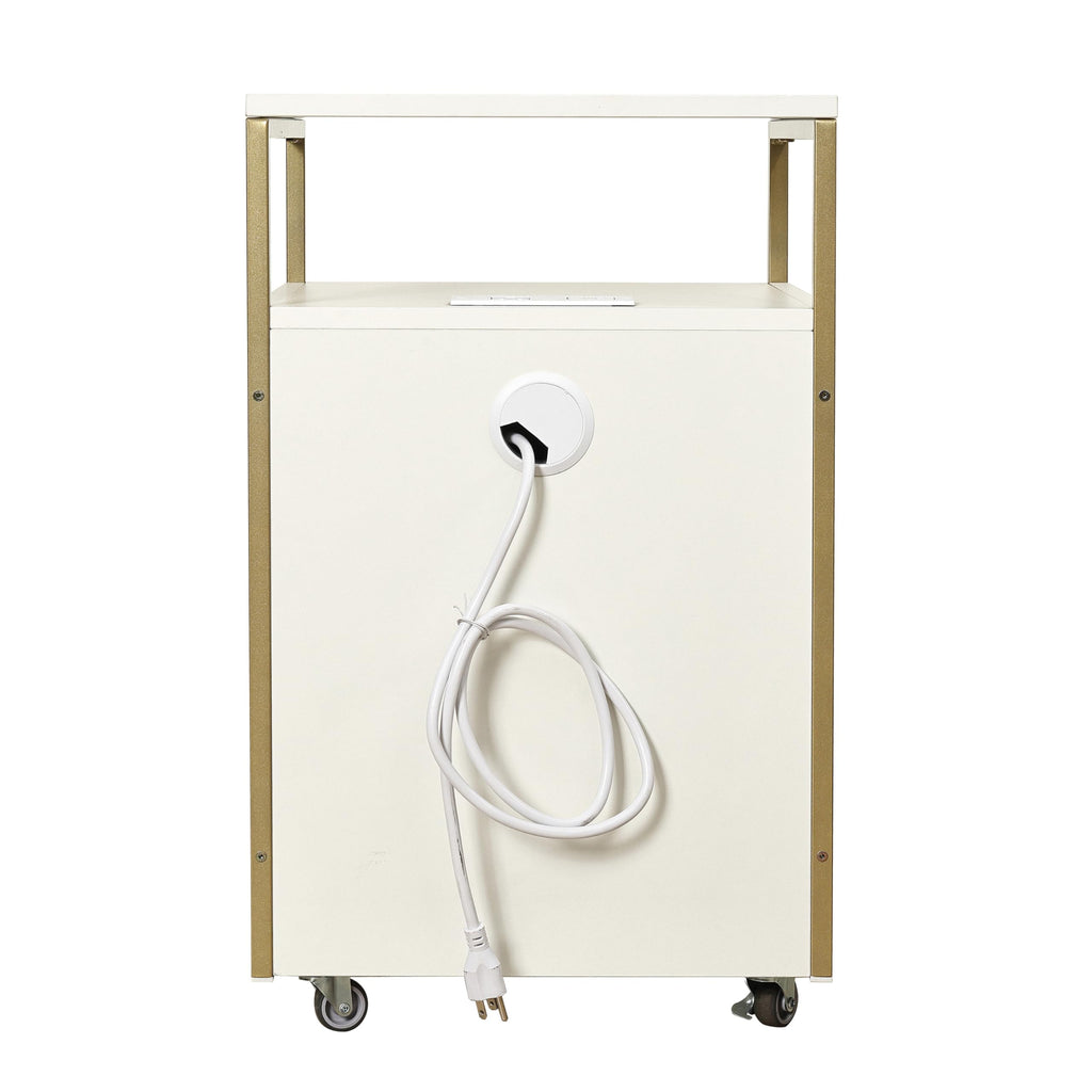 2 Drawer Rolling File Cabinet with Lock X58241