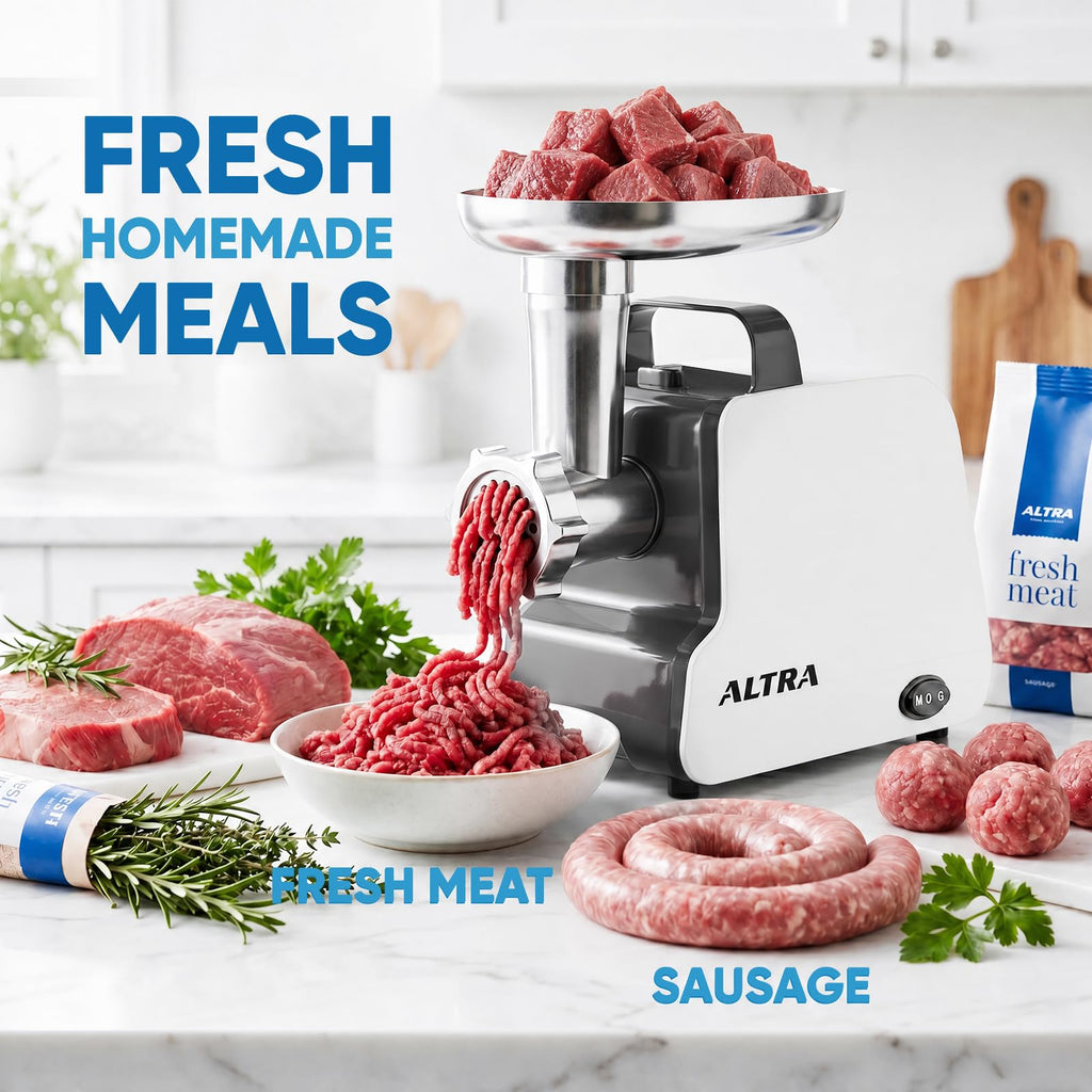 2300W Electric Meat Grinder with 2 Blades and 3 Grinding Plates M643