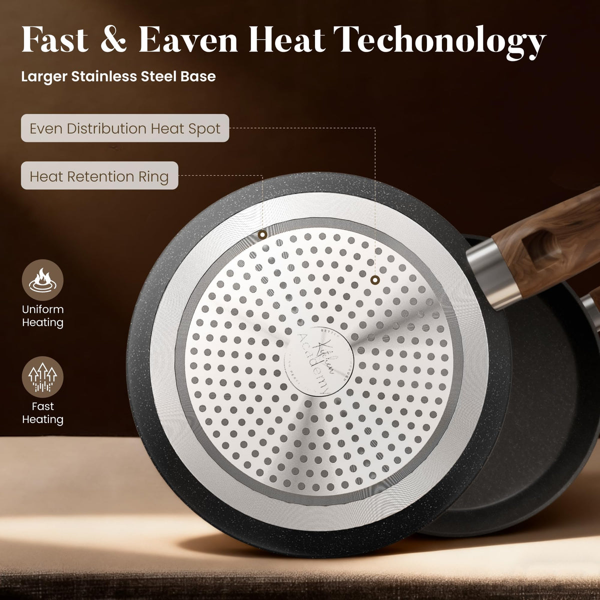 12 Pcs Non Stick Induction Cookware Set A1733