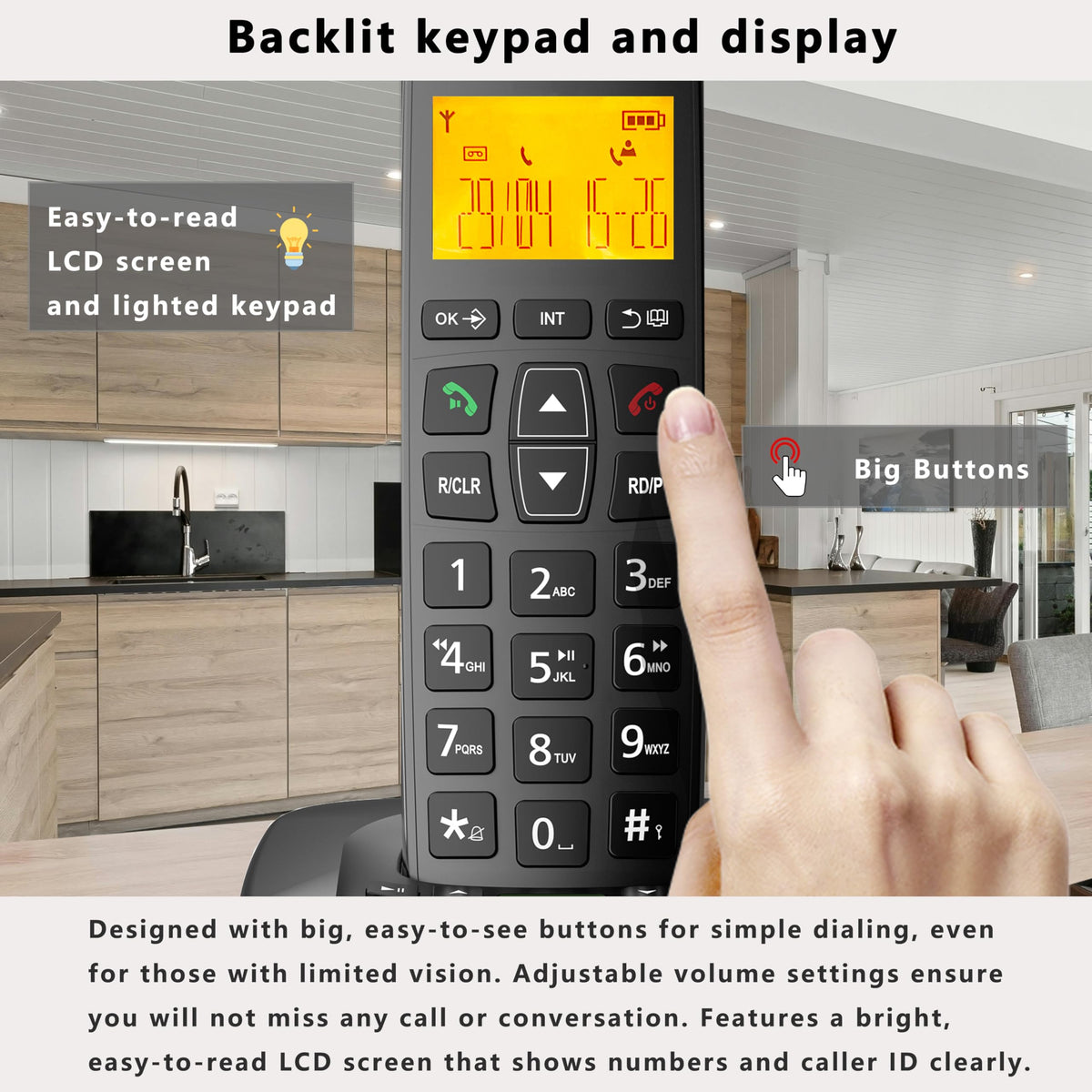 DECT Cordless Phone with Answering Machine B4075