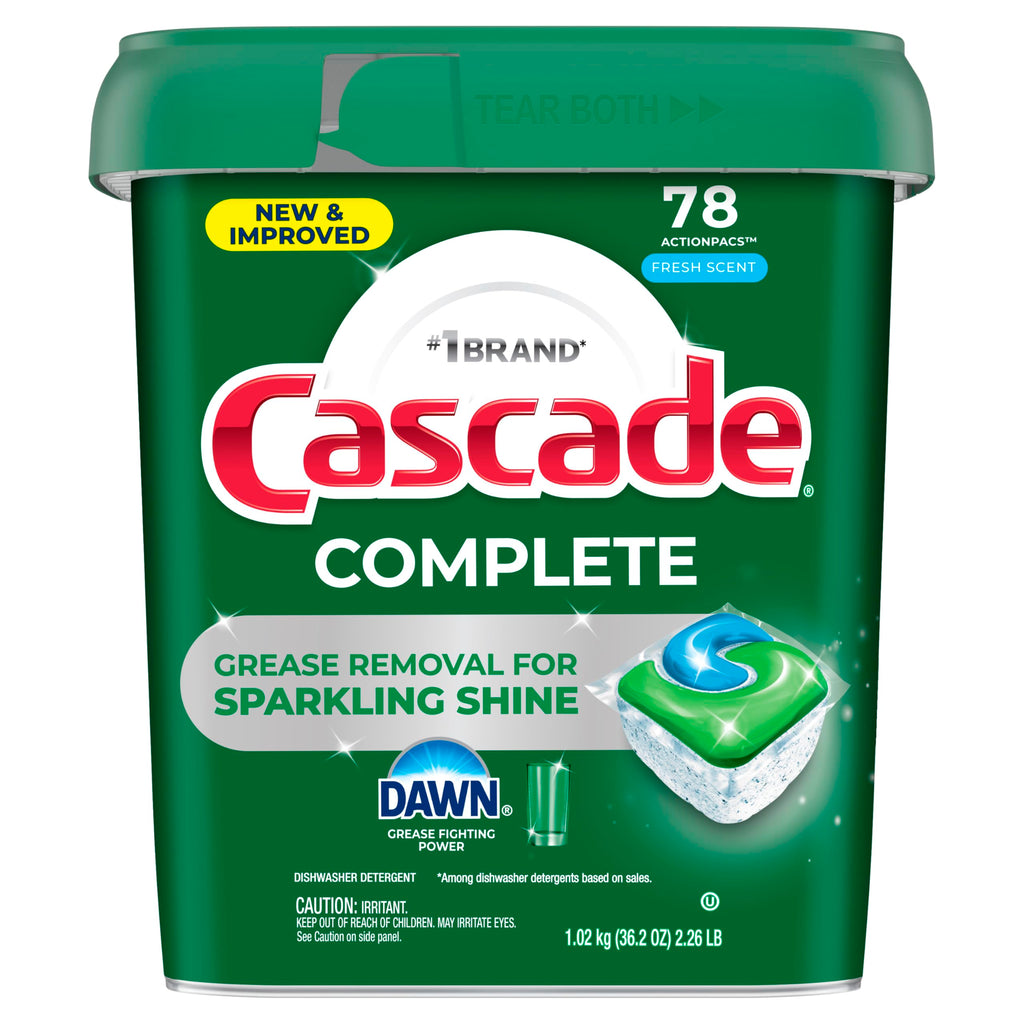 Fresh Scent Dishwasher Pods 78 Count N72366