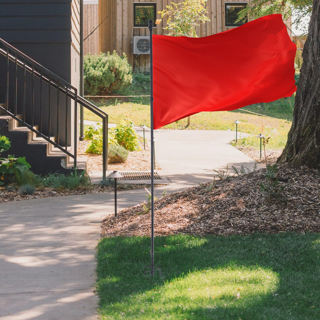 Stainless Steel Flag Pole Base with 5 Prongs O64273