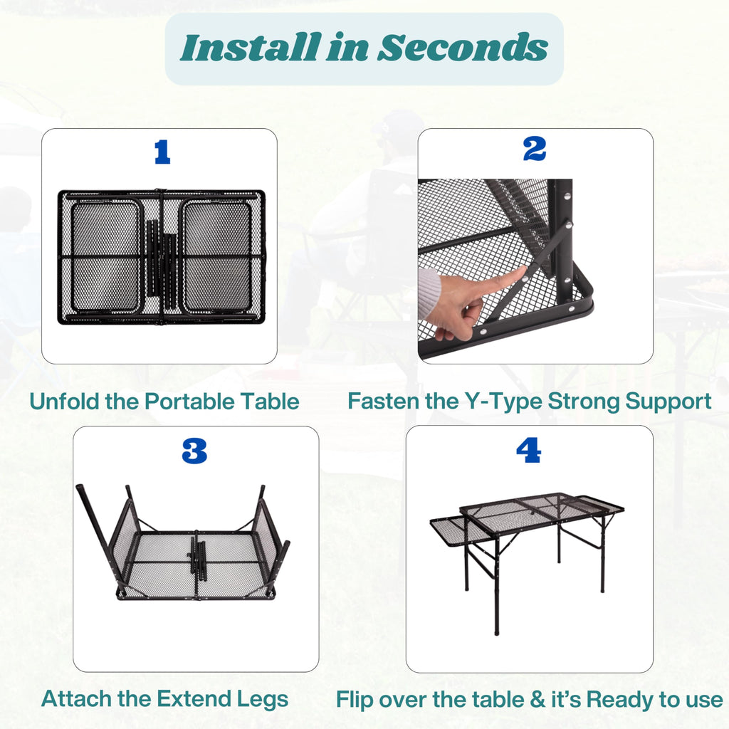 3x2 FT Folding Table with Carry Bag Z1071