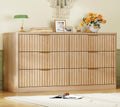 Fluted 6 Drawer Wood Dresser V546164