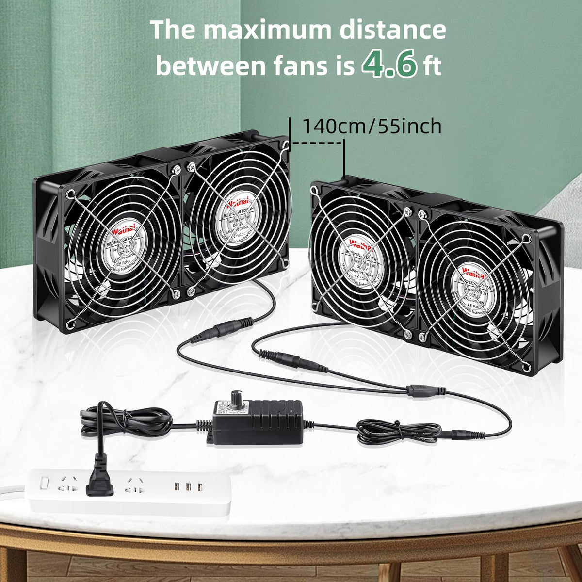 120mm Computer Fan Variable Speed Control Q8754