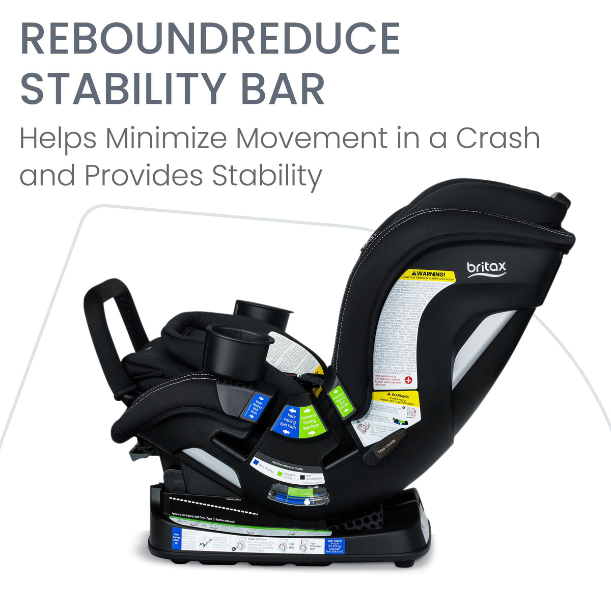 Convertible Car Seat with Slim 17-Inch Design O111770