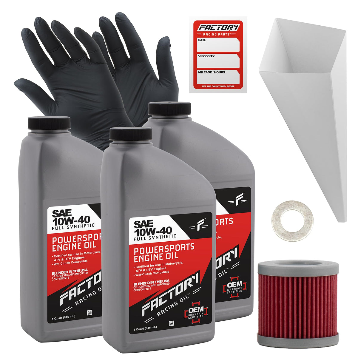 10W40 Oil Change Kit T4903