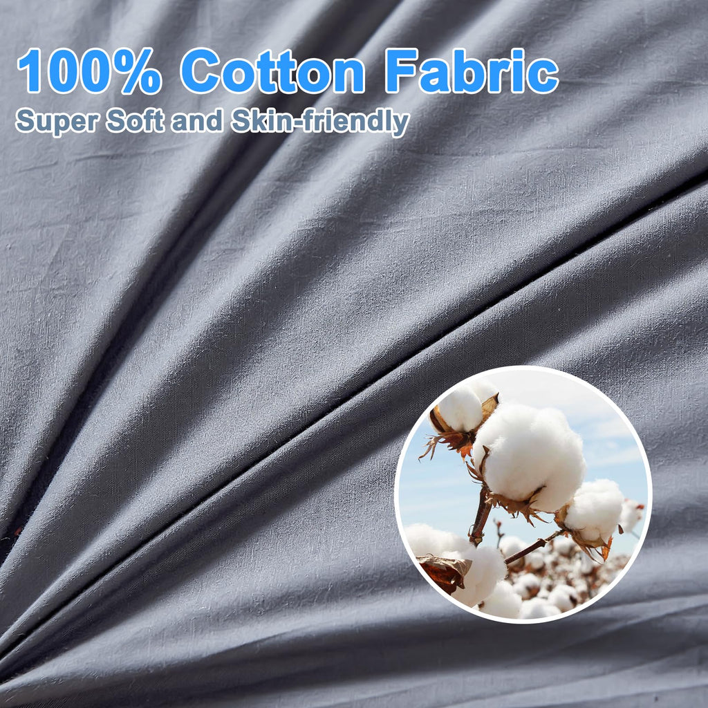 King Size Set of 2 Cotton Bed Pillow D7466