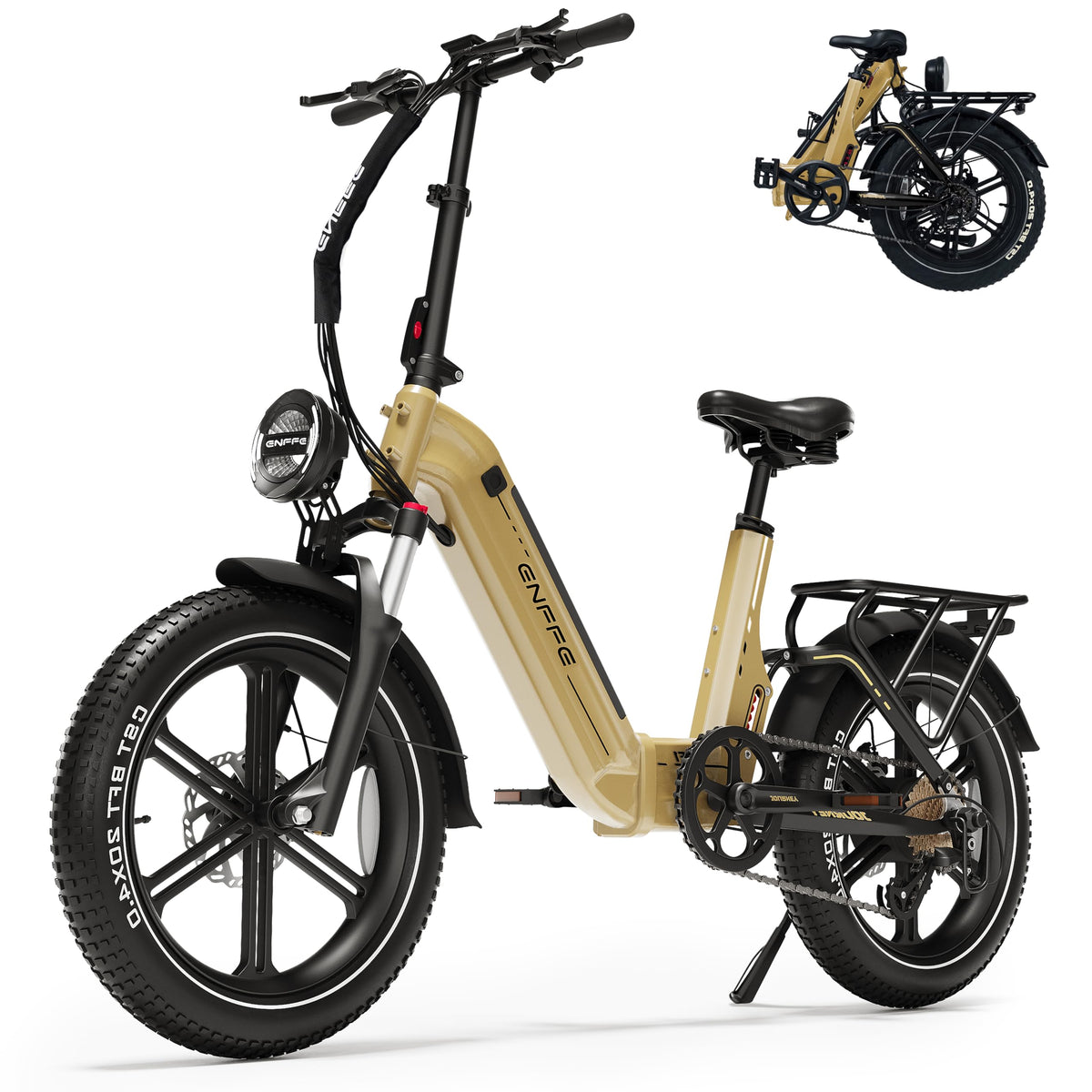 Foldable 7-Speed 20"×4 Fat Tire Electric Bike I41995