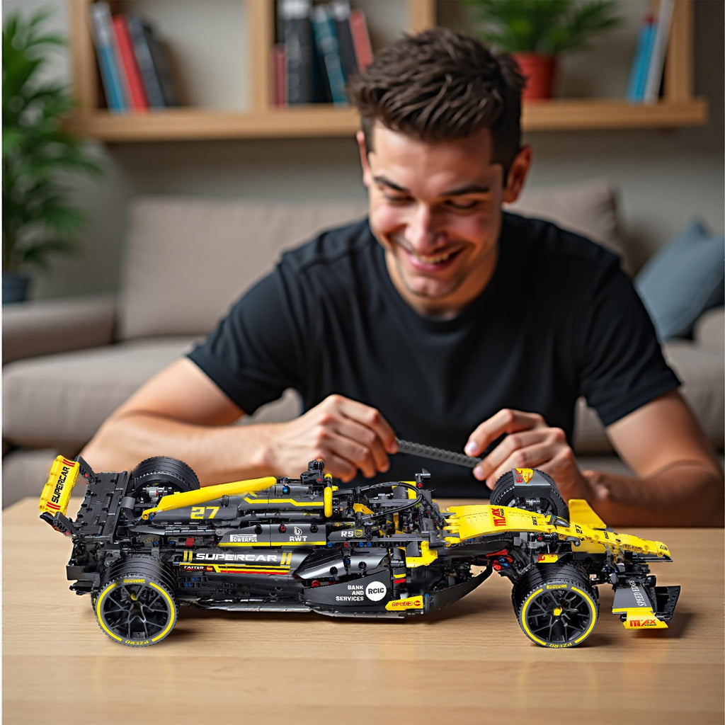 1:8 Scale 1650+ PCS Racing Car Building Kit B415