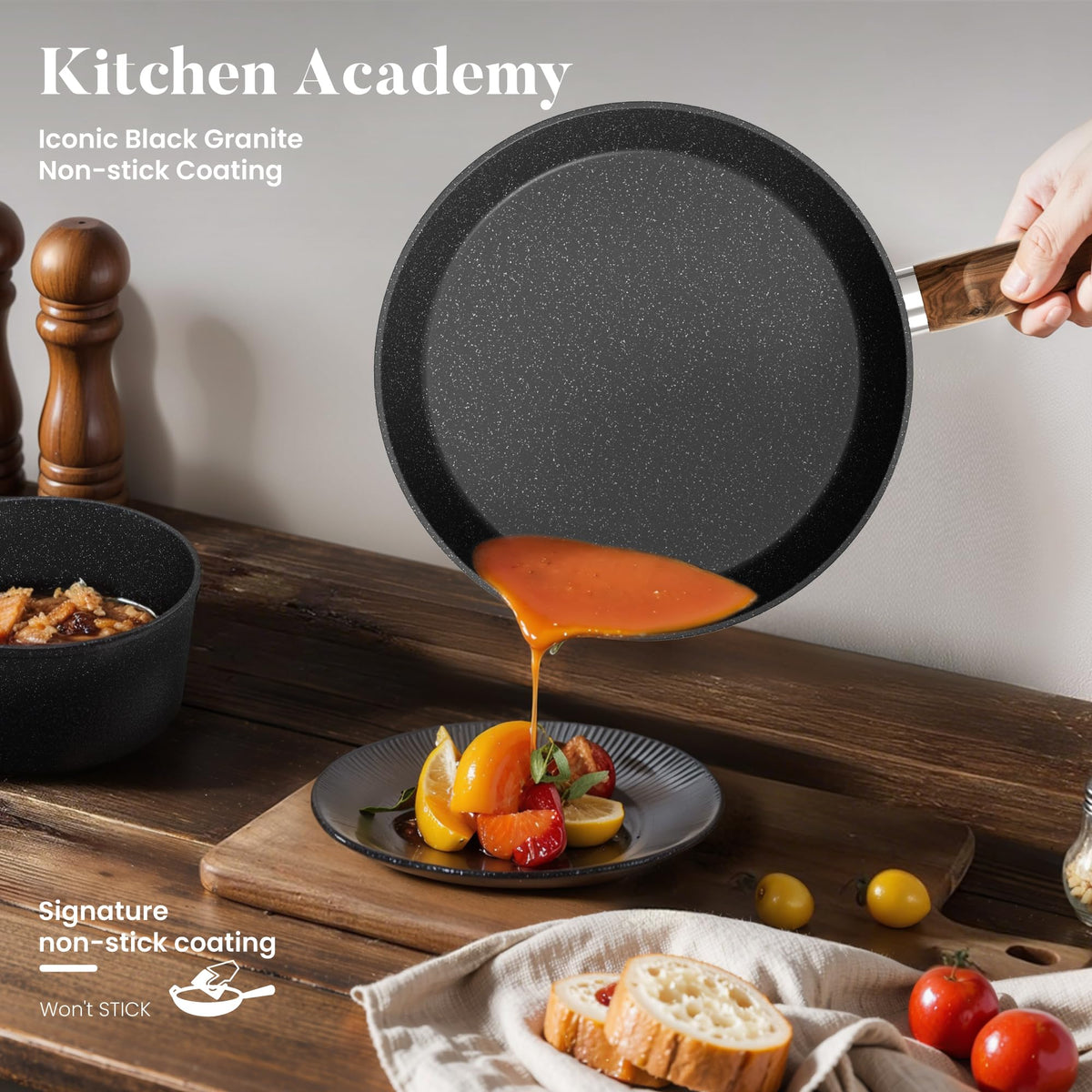12 Pcs Non Stick Induction Cookware Set A1733