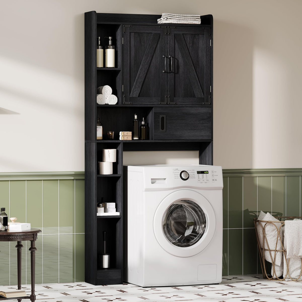 Over The Toilet Storage Cabinet with Sliding Door I2532